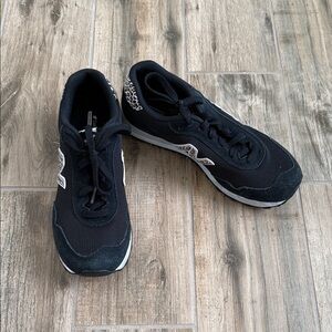 New Balance Black and White Athletic Shoes
